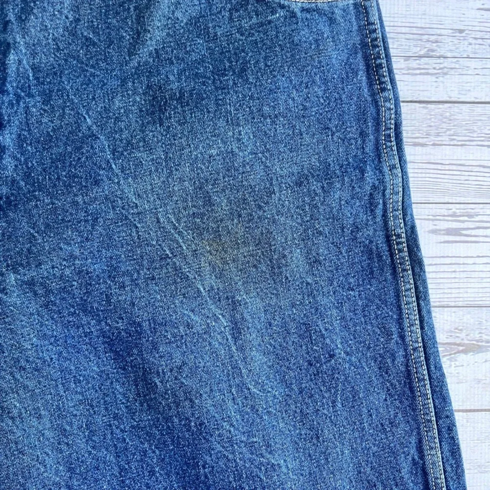 Genuine Dickies Carpenter Jeans Mens Dark Wash Denim Utility Workwear Streetwear